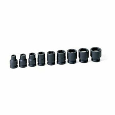 PROTECTIONPRO Drive Standard Length Magnetic Impact Socket Set - 0.37 in. PR3045060